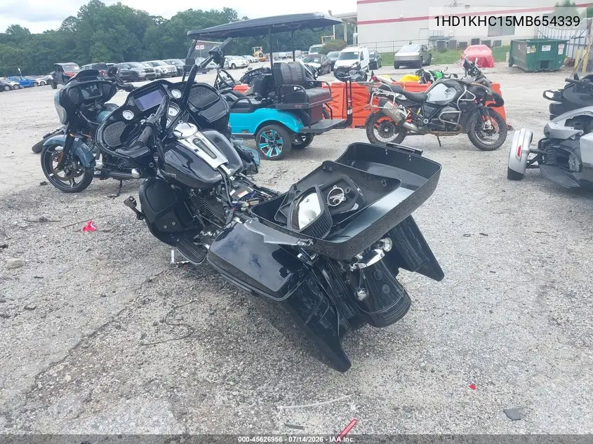 2021 Harley-Davidson Fltrx VIN: 1HD1KHC15MB654339 Lot: 45626956