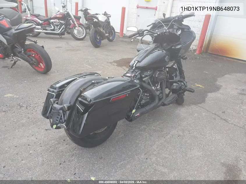 2022 Harley-Davidson Fltrxs VIN: 1HD1KTP19NB648073 Lot: 45006592