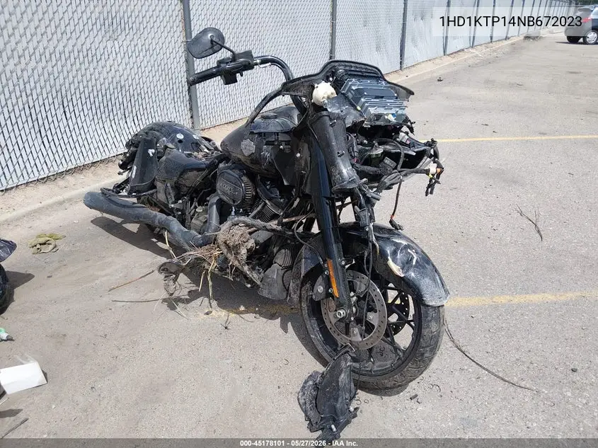 2022 Harley-Davidson Fltrxs VIN: 1HD1KTP14NB672023 Lot: 45178101