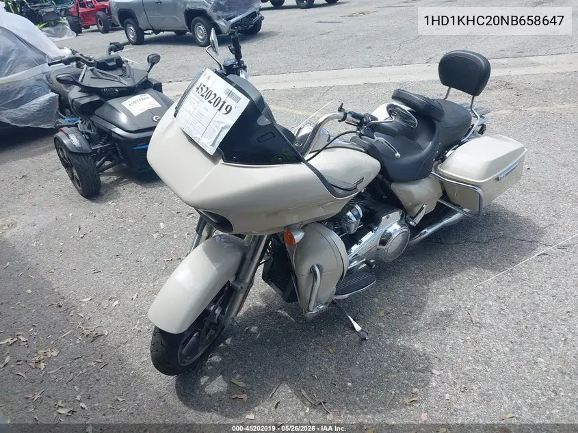 2022 Harley-Davidson Fltrx VIN: 1HD1KHC20NB658647 Lot: 45202019