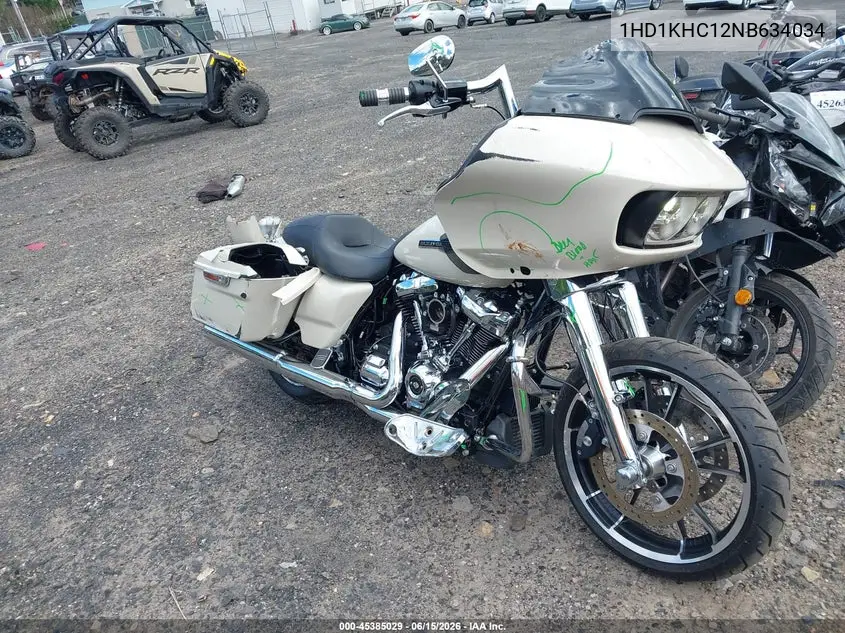 2022 Harley-Davidson Fltrx VIN: 1HD1KHC12NB634034 Lot: 45385029