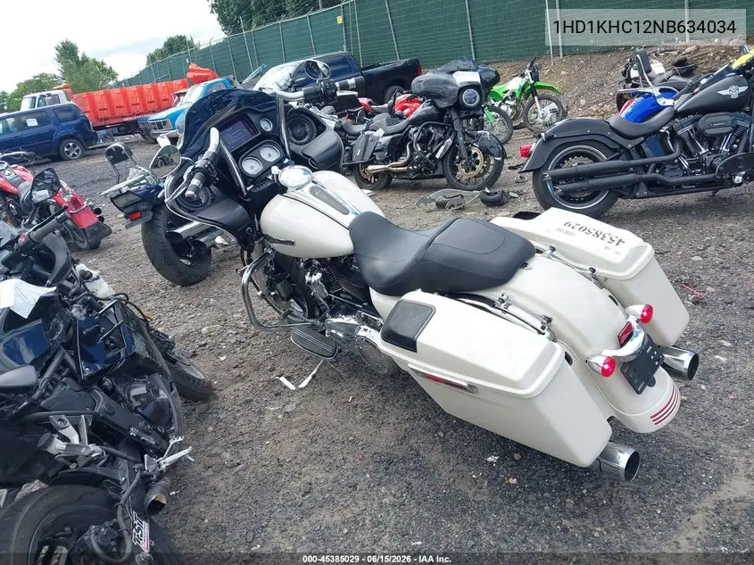 2022 Harley-Davidson Fltrx VIN: 1HD1KHC12NB634034 Lot: 45385029