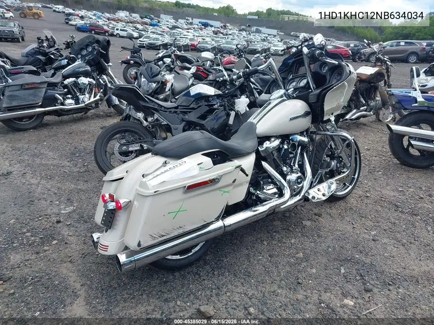 2022 Harley-Davidson Fltrx VIN: 1HD1KHC12NB634034 Lot: 45385029