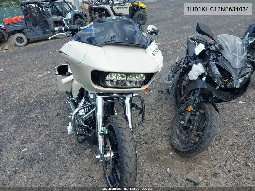 2022 Harley-Davidson Fltrx VIN: 1HD1KHC12NB634034 Lot: 45385029