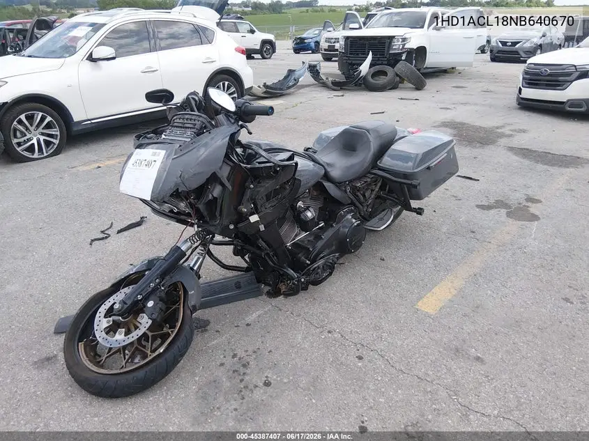 2022 Harley-Davidson Fltrxst VIN: 1HD1ACL18NB640670 Lot: 45387407