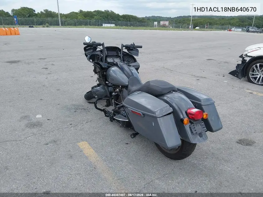 2022 Harley-Davidson Fltrxst VIN: 1HD1ACL18NB640670 Lot: 45387407