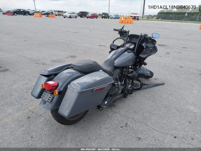 2022 Harley-Davidson Fltrxst VIN: 1HD1ACL18NB640670 Lot: 45387407