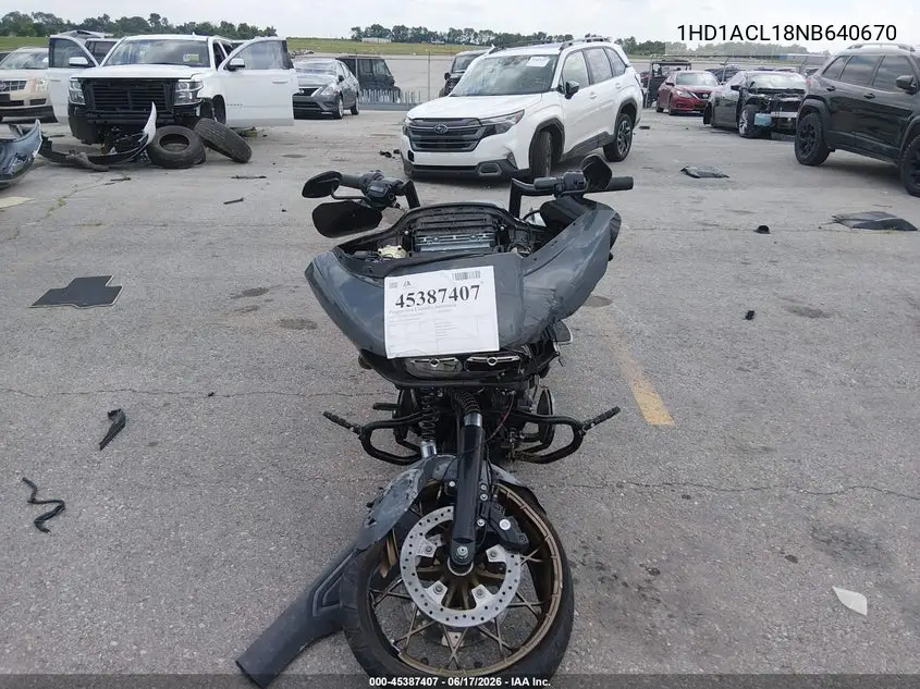 2022 Harley-Davidson Fltrxst VIN: 1HD1ACL18NB640670 Lot: 45387407