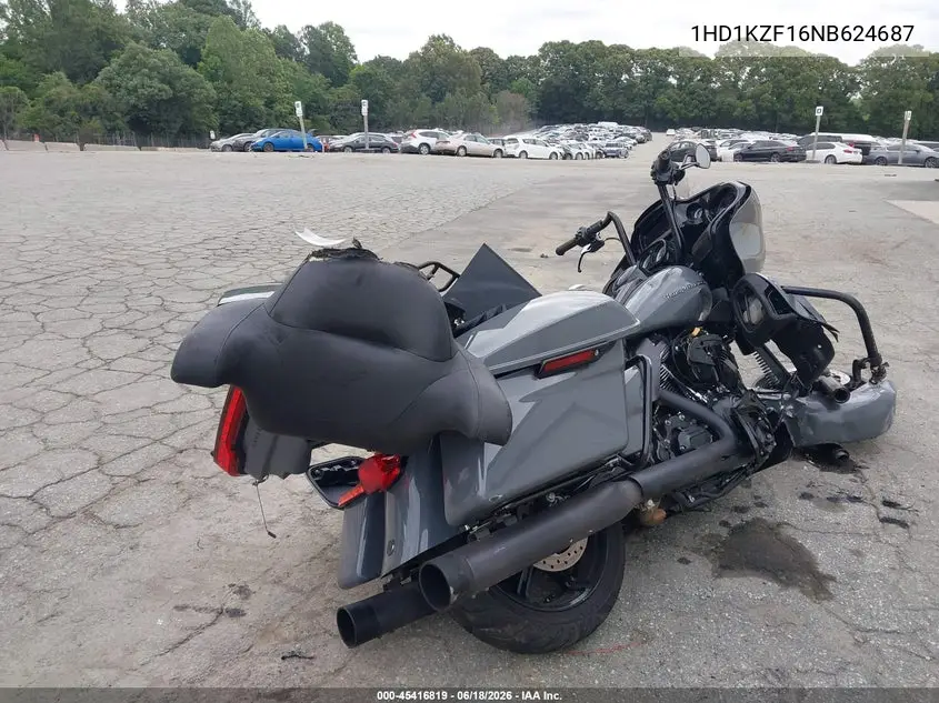 2022 Harley-Davidson Fltrk VIN: 1HD1KZF16NB624687 Lot: 45416819