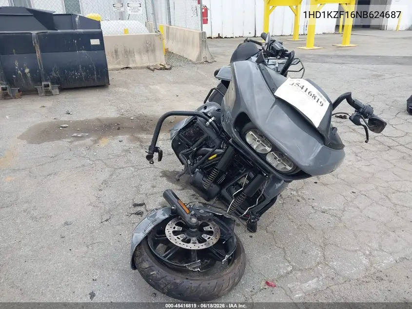 2022 Harley-Davidson Fltrk VIN: 1HD1KZF16NB624687 Lot: 45416819