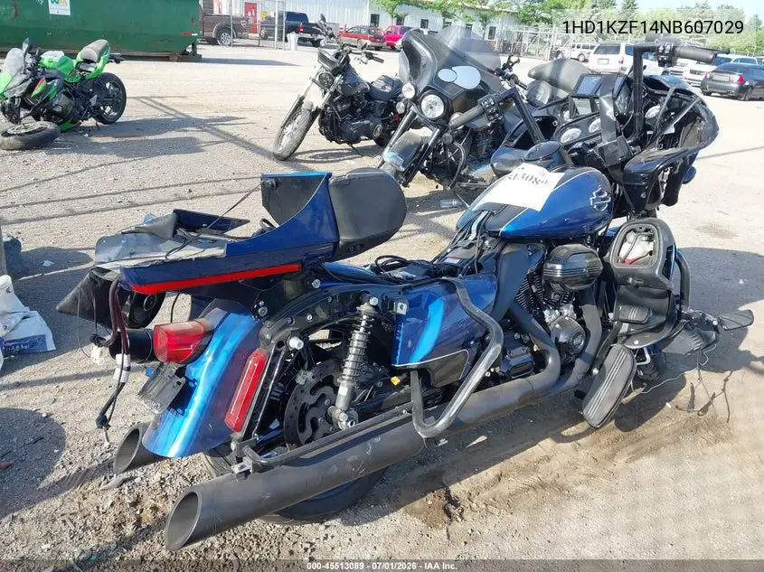 2022 Harley-Davidson Fltrk VIN: 1HD1KZF14NB607029 Lot: 45513089