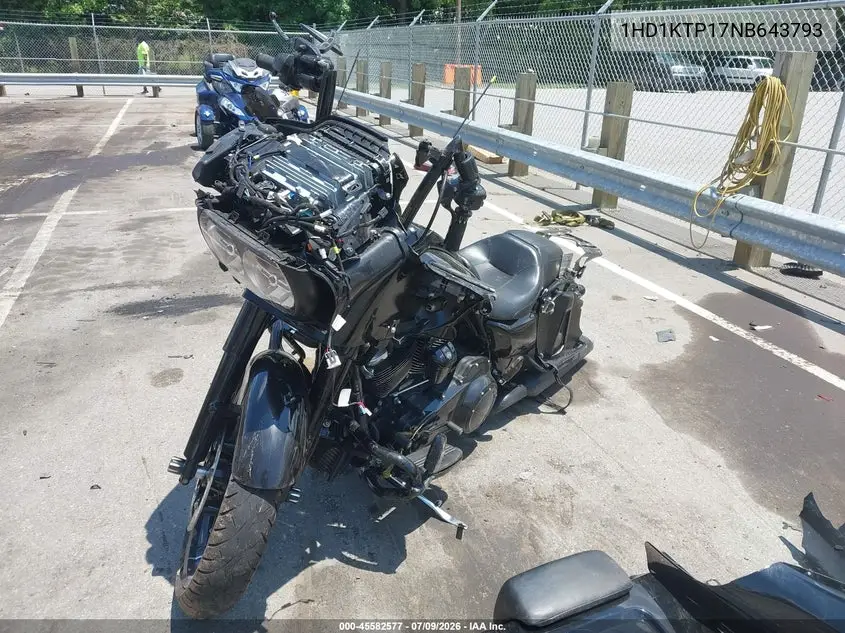 2022 Harley-Davidson Fltrxs VIN: 1HD1KTP17NB643793 Lot: 45582577