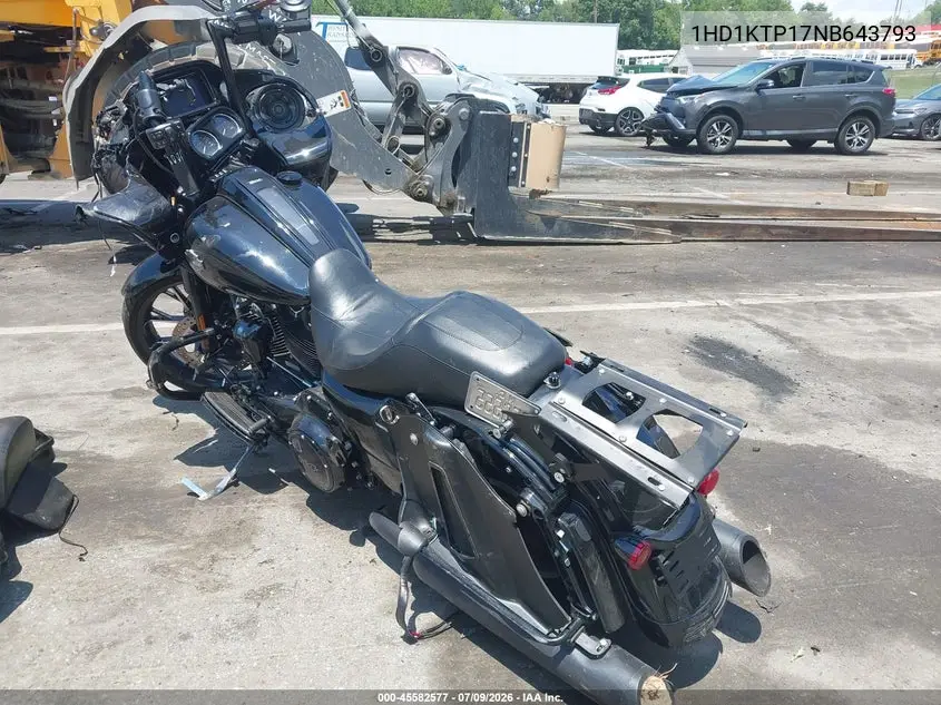 2022 Harley-Davidson Fltrxs VIN: 1HD1KTP17NB643793 Lot: 45582577