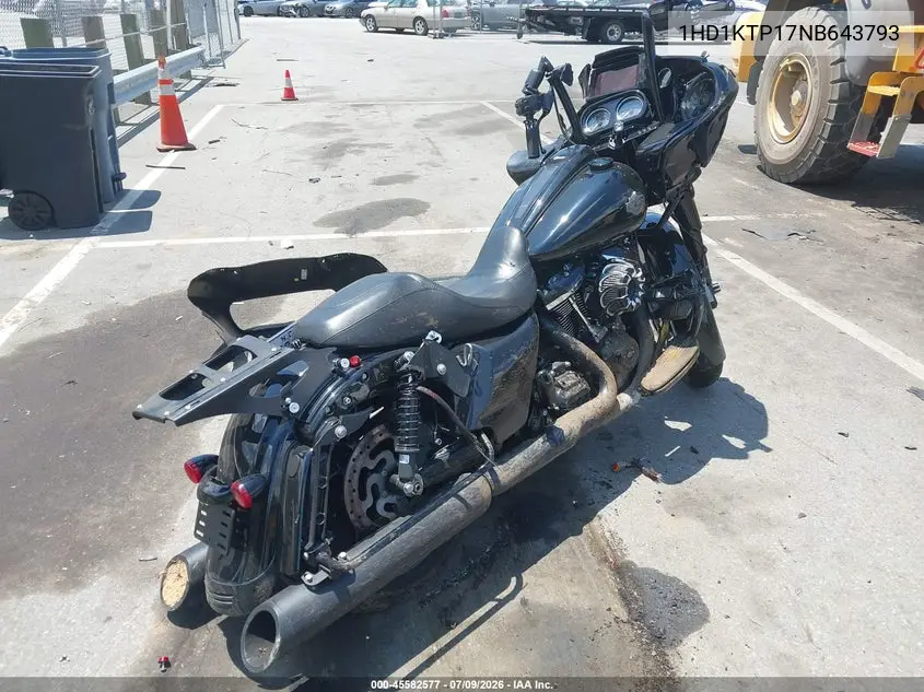 2022 Harley-Davidson Fltrxs VIN: 1HD1KTP17NB643793 Lot: 45582577