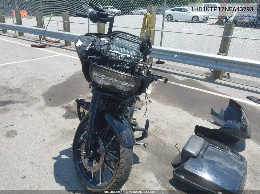 2022 Harley-Davidson Fltrxs VIN: 1HD1KTP17NB643793 Lot: 45582577