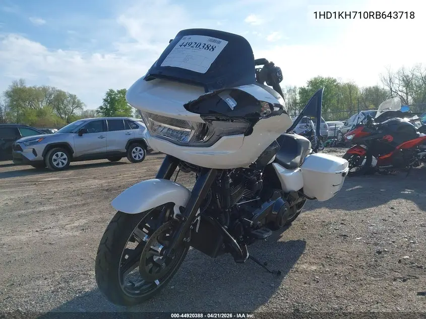 2024 Harley-Davidson Fltrx VIN: 1HD1KH710RB643718 Lot: 44920388