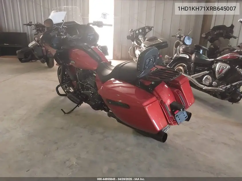 2024 Harley-Davidson Fltrx VIN: 1HD1KH71XRB645007 Lot: 44955645
