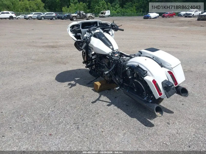2024 Harley-Davidson Fltrx VIN: 1HD1KH718RB624043 Lot: 45228537