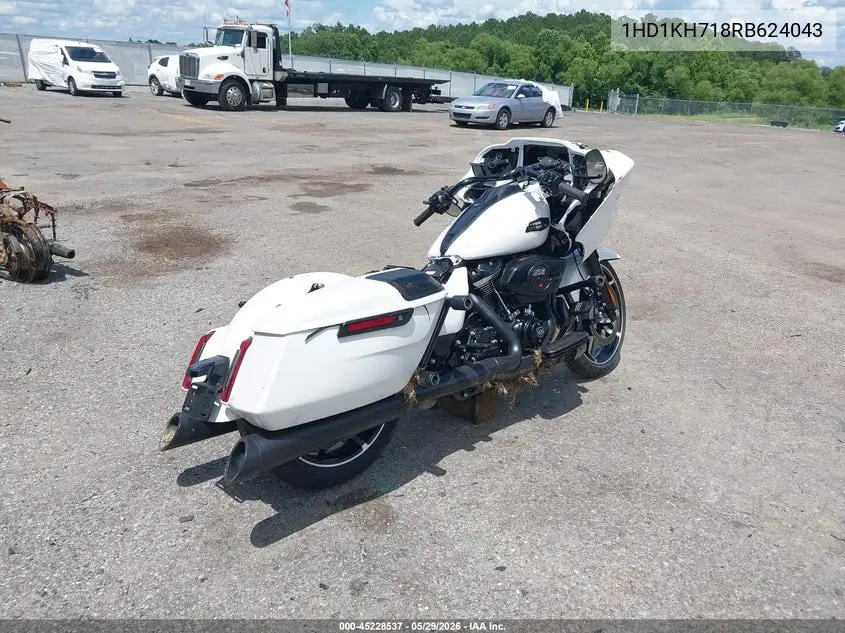 2024 Harley-Davidson Fltrx VIN: 1HD1KH718RB624043 Lot: 45228537