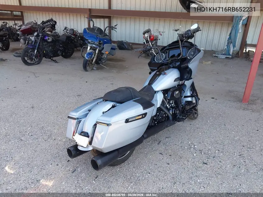 2024 Harley-Davidson Fltrx VIN: 1HD1KH716RB652231 Lot: 45238793