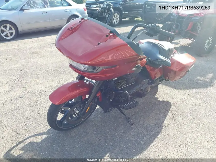 2024 Harley-Davidson Fltrx VIN: 1HD1KH717RB639259 Lot: 45251113
