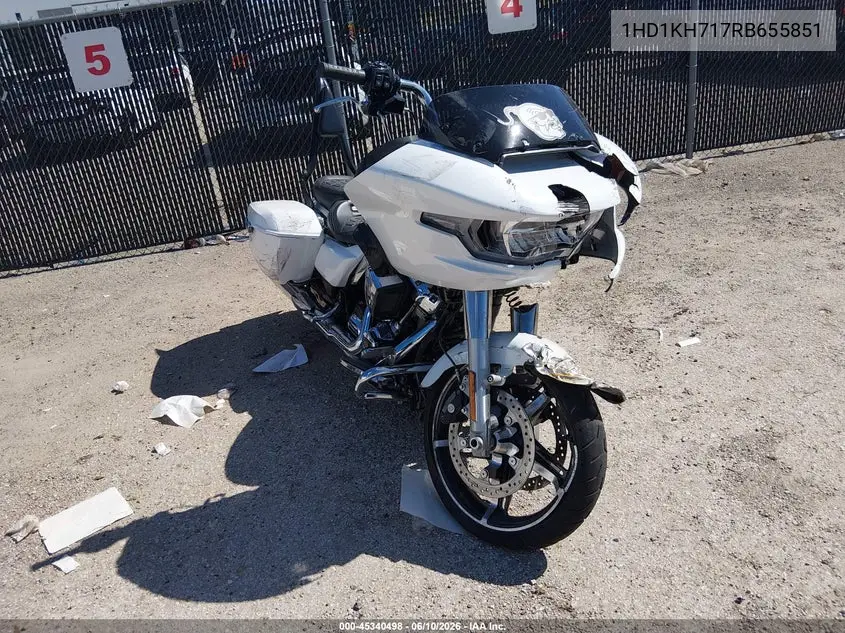 2024 Harley-Davidson Fltrx VIN: 1HD1KH717RB655851 Lot: 45340498