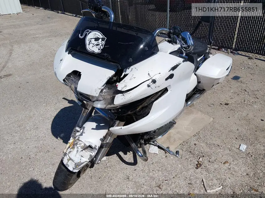 2024 Harley-Davidson Fltrx VIN: 1HD1KH717RB655851 Lot: 45340498