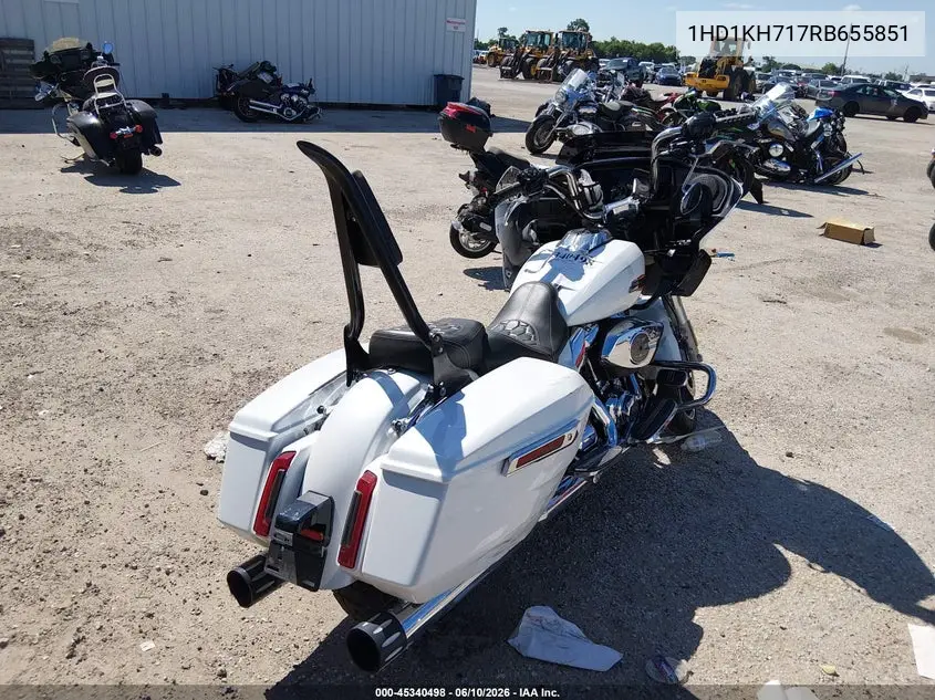 2024 Harley-Davidson Fltrx VIN: 1HD1KH717RB655851 Lot: 45340498