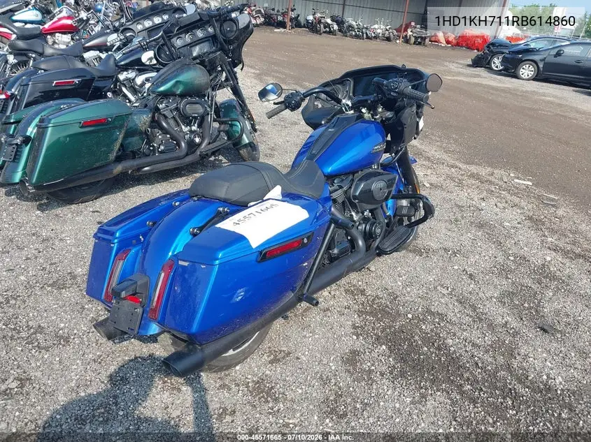 2024 Harley-Davidson Fltrx VIN: 1HD1KH711RB614860 Lot: 45571665