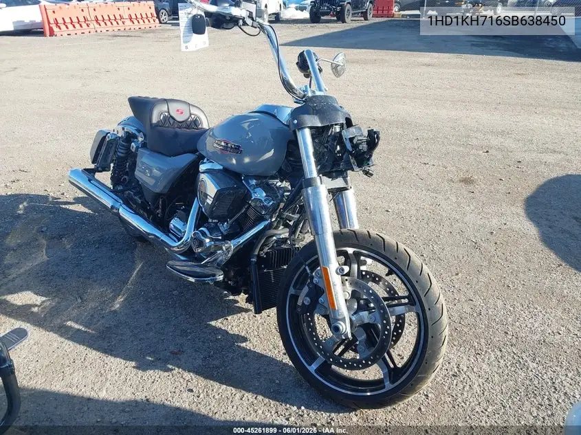 2025 Harley-Davidson Fltrx VIN: 1HD1KH716SB638450 Lot: 45261899