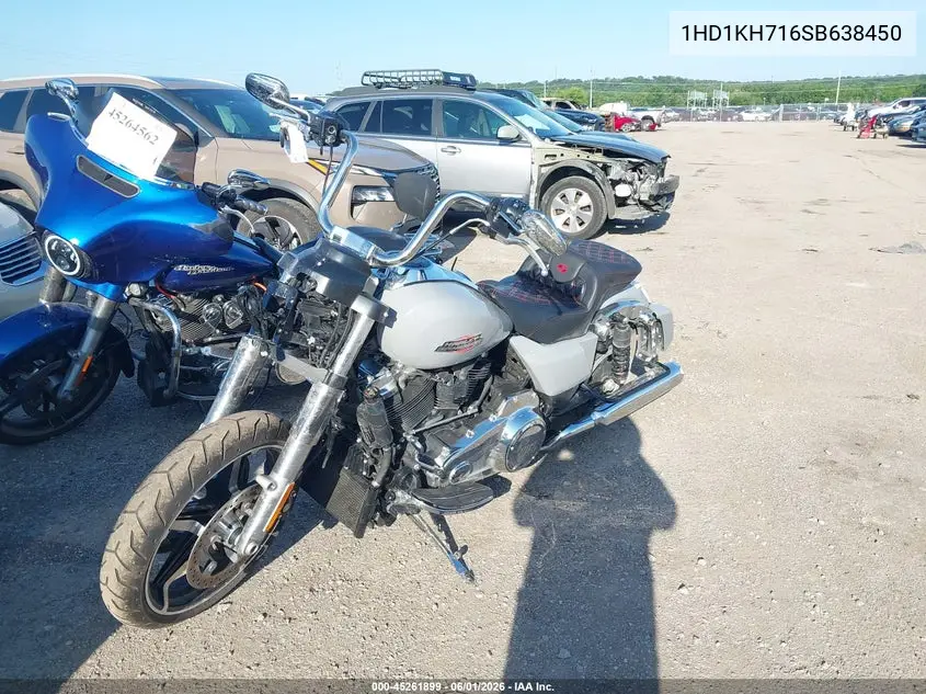 2025 Harley-Davidson Fltrx VIN: 1HD1KH716SB638450 Lot: 45261899
