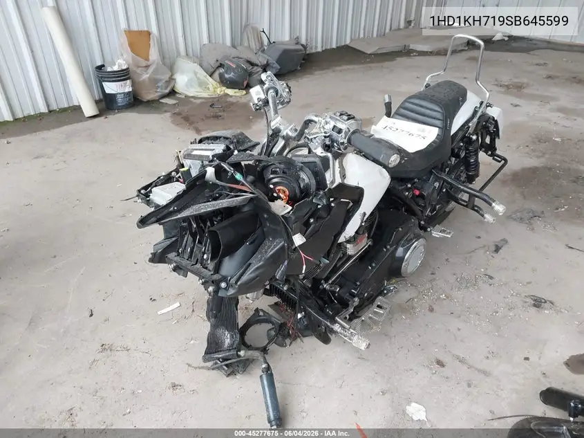 2025 Harley-Davidson Fltrx VIN: 1HD1KH719SB645599 Lot: 45277675