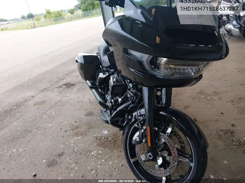 2025 Harley-Davidson Fltrx VIN: 1HD1KH715SB637287 Lot: 45326560