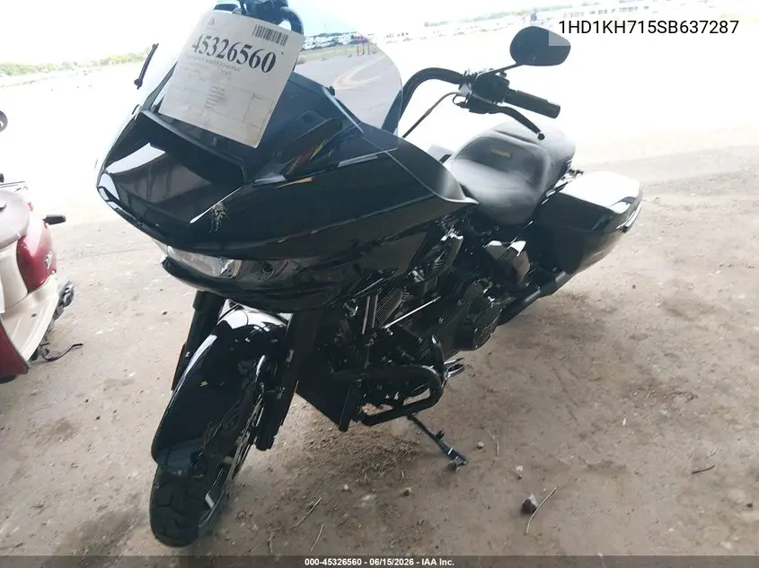 2025 Harley-Davidson Fltrx VIN: 1HD1KH715SB637287 Lot: 45326560