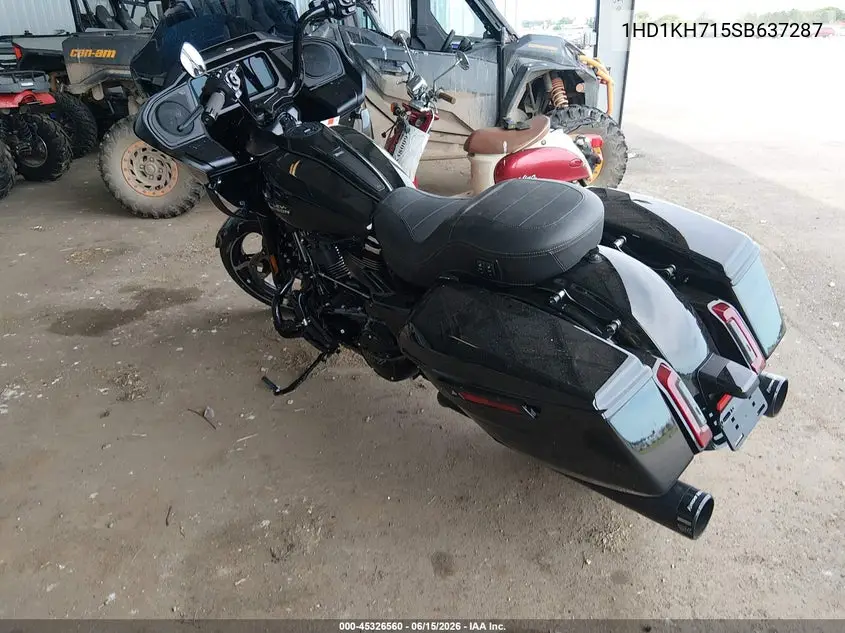 2025 Harley-Davidson Fltrx VIN: 1HD1KH715SB637287 Lot: 45326560