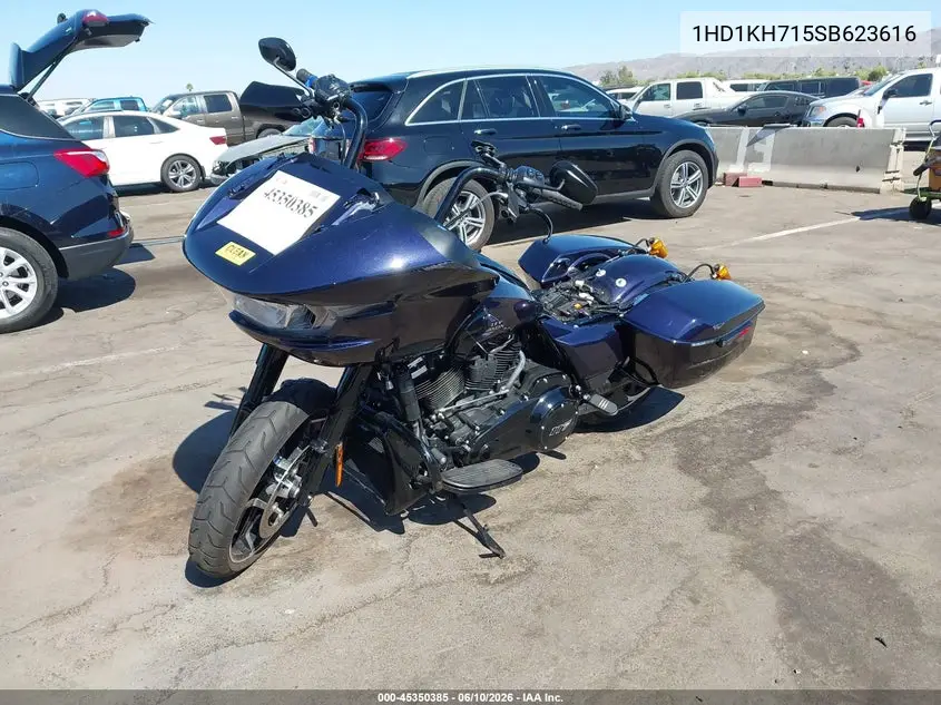 2025 Harley-Davidson Fltrx VIN: 1HD1KH715SB623616 Lot: 45350385