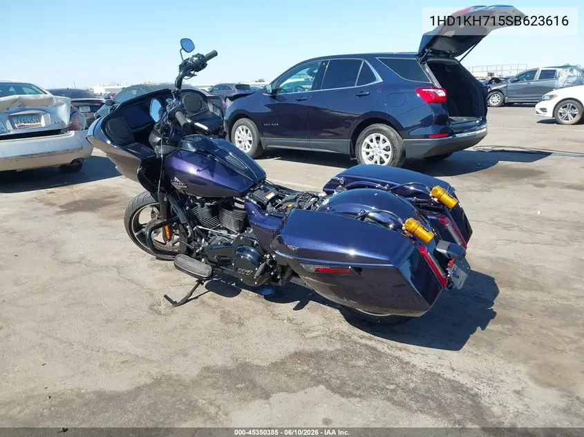 2025 Harley-Davidson Fltrx VIN: 1HD1KH715SB623616 Lot: 45350385