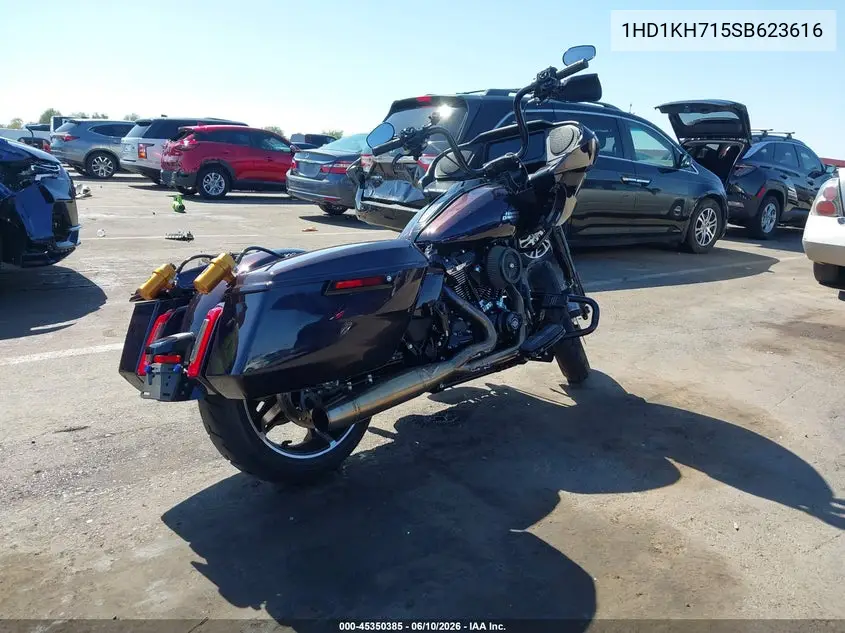 2025 Harley-Davidson Fltrx VIN: 1HD1KH715SB623616 Lot: 45350385