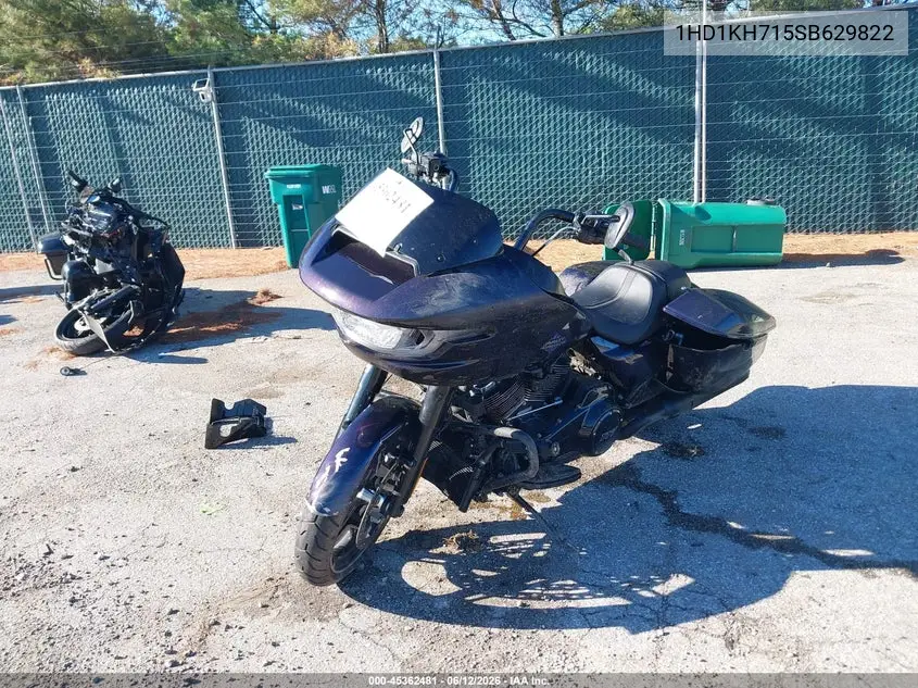 2025 Harley-Davidson Fltrx VIN: 1HD1KH715SB629822 Lot: 45362481