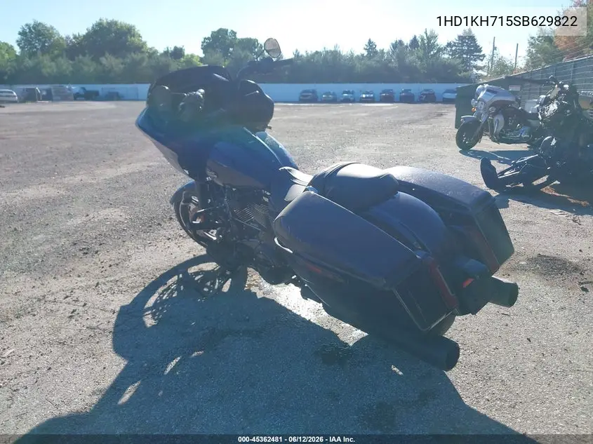 2025 Harley-Davidson Fltrx VIN: 1HD1KH715SB629822 Lot: 45362481