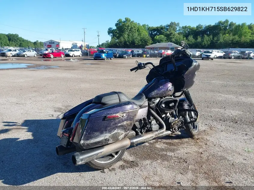 2025 Harley-Davidson Fltrx VIN: 1HD1KH715SB629822 Lot: 45362481
