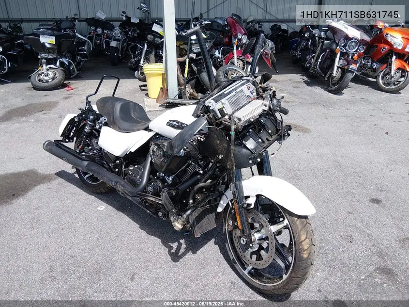 2025 Harley-Davidson Fltrx VIN: 1HD1KH711SB631745 Lot: 45420012