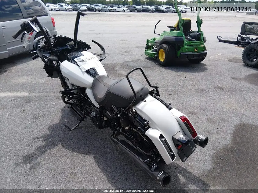 2025 Harley-Davidson Fltrx VIN: 1HD1KH711SB631745 Lot: 45420012