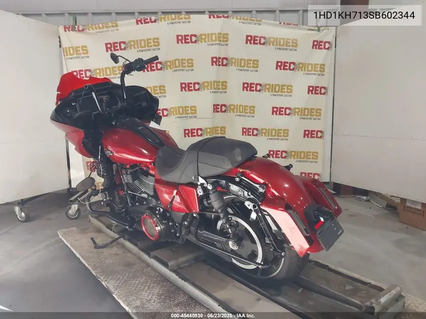 2025 Harley-Davidson Fltrx VIN: 1HD1KH713SB602344 Lot: 45440930