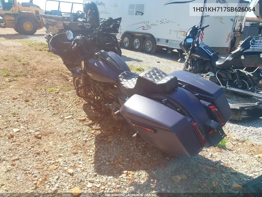 2025 Harley-Davidson Fltrx VIN: 1HD1KH717SB626064 Lot: 45503252