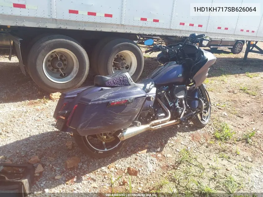 2025 Harley-Davidson Fltrx VIN: 1HD1KH717SB626064 Lot: 45503252