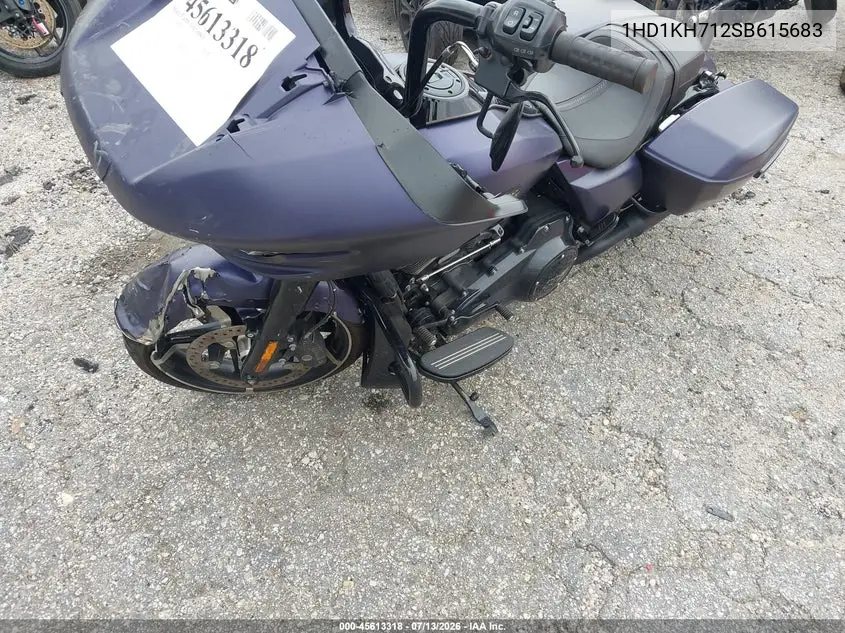 2025 Harley-Davidson Fltrx VIN: 1HD1KH712SB615683 Lot: 45613318
