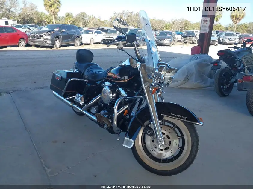 1995 Harley-Davidson Flhr VIN: 1HD1FDL12SY606417 Lot: 44531875