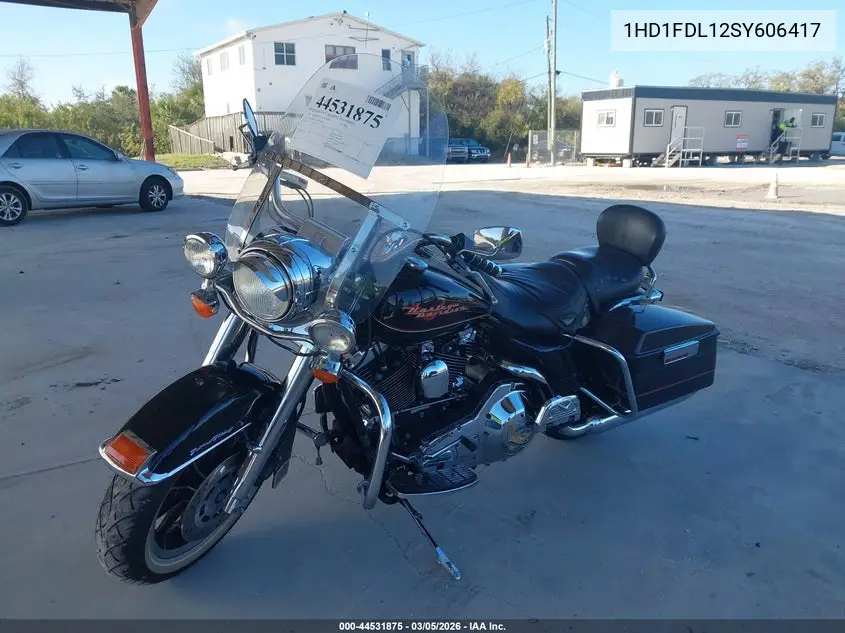 1995 Harley-Davidson Flhr VIN: 1HD1FDL12SY606417 Lot: 44531875