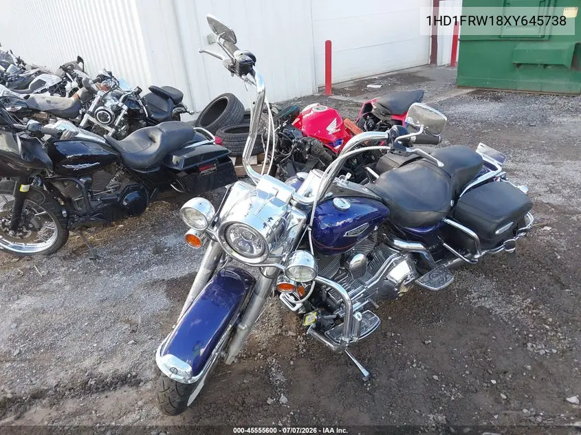 1999 Harley-Davidson Flhrci VIN: 1HD1FRW18XY645738 Lot: 45555600